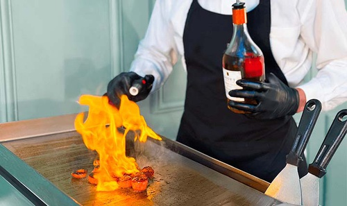 Animation - Chorizo flambé