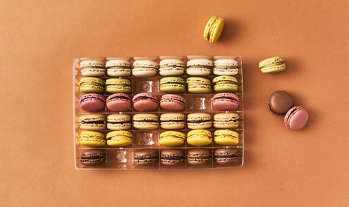 C75 - Assortiment de 6 macarons 36 pièces C75 - Assortiment de 6 macarons 36 pièces