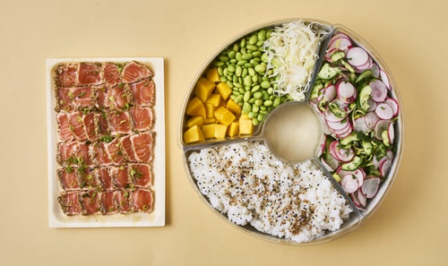 KM1 - Bar Pokebowl tataki à Partager (10 personnes) KM1 - Bar Pokebowl tataki à Partager (10 personnes)